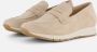 Gabor Beige Suède Loafers Stijlvolle Comfortabele Schoenen Beige Dames - Thumbnail 3