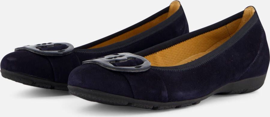 Gabor -Dames blauw donker ballerina's & mocassins