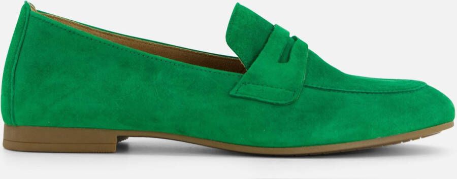 Gabor Groene Suède Mocassins Green Dames