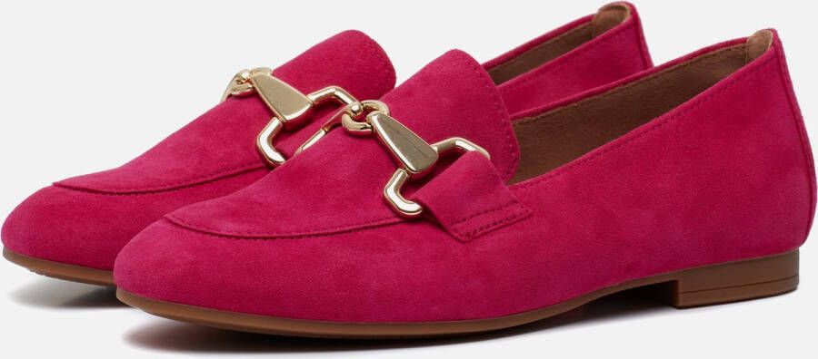 Gabor Instappers roze Suede Dames