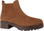 Gabor Moderne Chelsea Boots in Cognac Velvet Brown Dames - Thumbnail 1