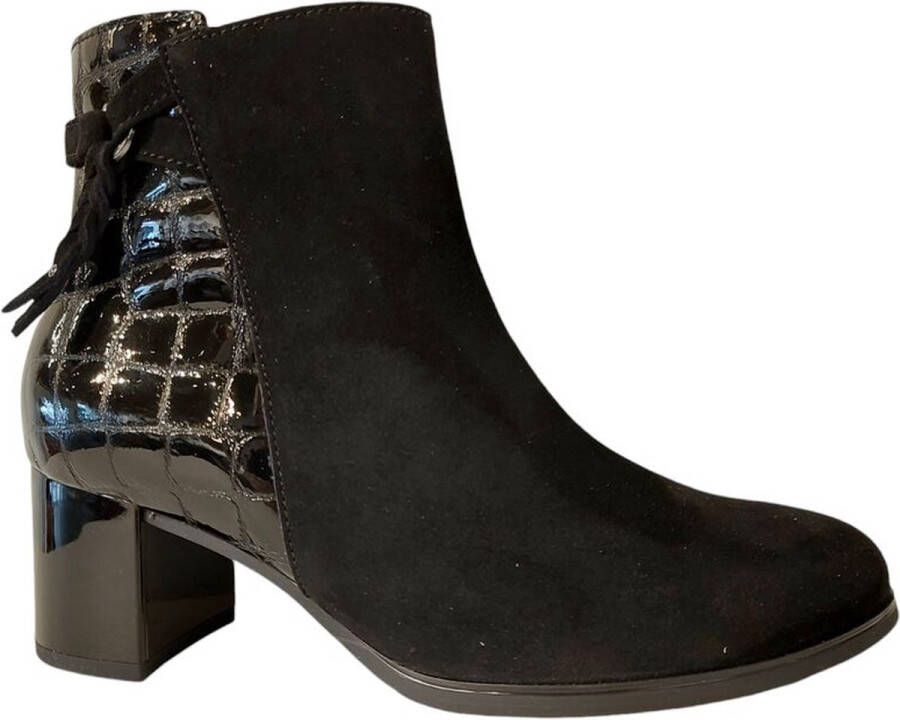 Gabor Enkellaars Alligator Stijl Black Dames