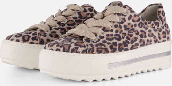 Gabor Leopard Sneakers beige Synthetisch Dames