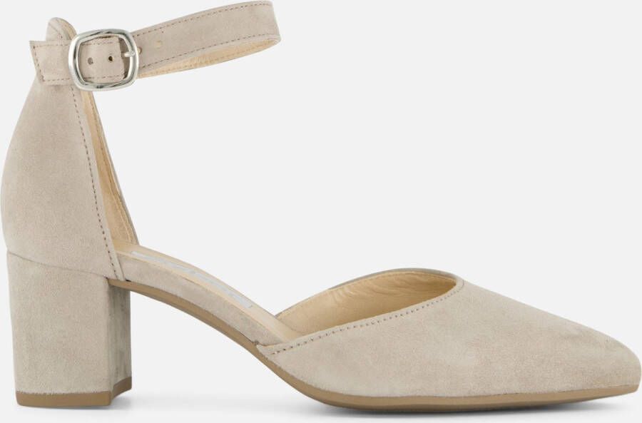 Gabor Beige Suède Pumps Beige Dames