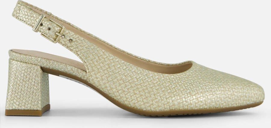 Gabor Slingback Pumps beige Suede Dames