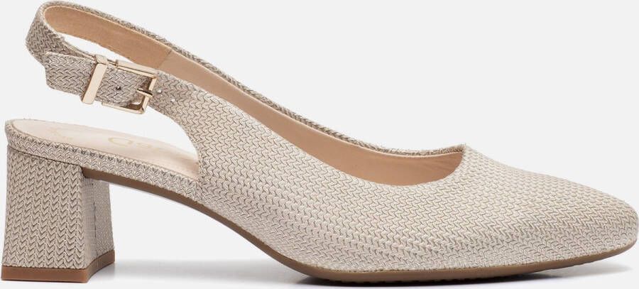 Gabor Slingback Pumps beige Synthetisch