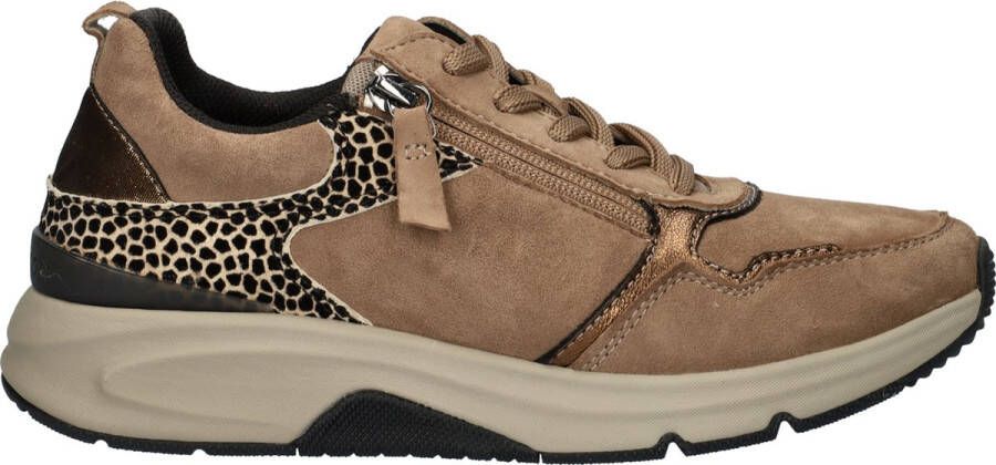 Gabor Rolling Soft dames sneaker Beige multi