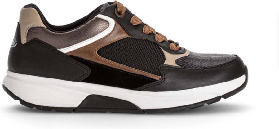 Gabor Rollingsoft 56.875 Sneaker Black Camel