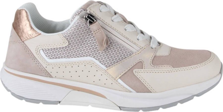 Gabor Rollingsoft Sneaker 66.878.33 Beige Zand Combi