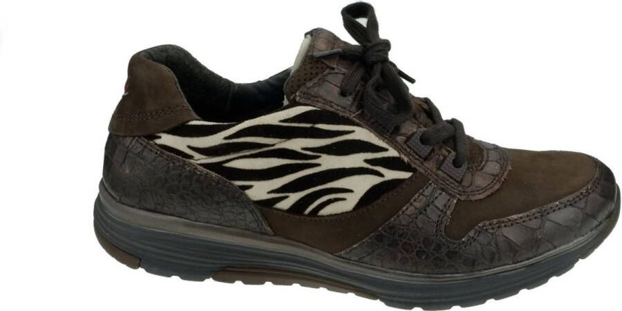 Gabor Rollingsoft Dames Lage sneakers bruin