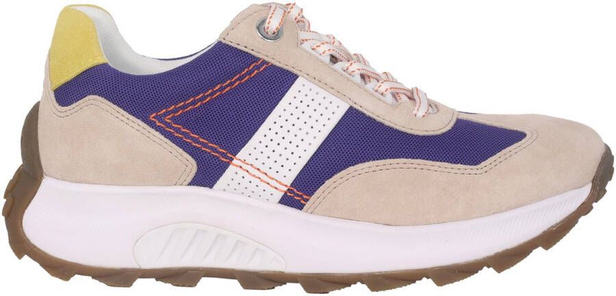 Gabor rollingsoft sensitive 26.914.33 dames rollende wandelsneaker beige