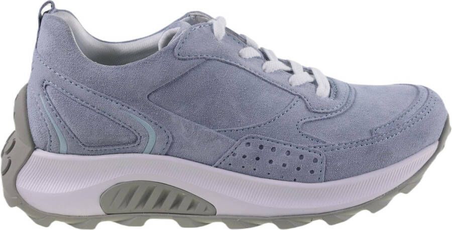 Gabor rollingsoft sensitive 26.915.36 dames rollende wandelsneaker blauw