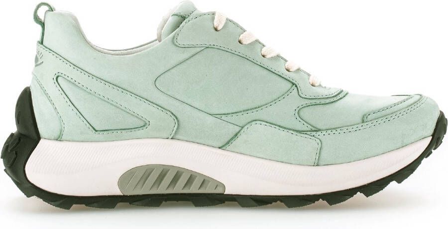 Gabor rollingsoft sensitive 26.915.44 dames rollende wandelsneaker groen