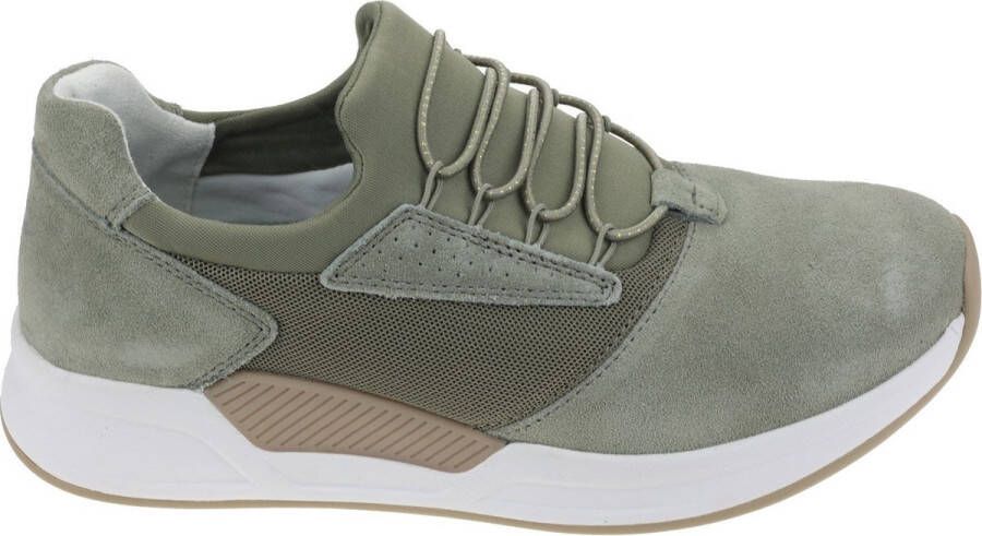 Gabor rollingsoft sensitive 26.951.34 dames rollende wandelsneaker groen