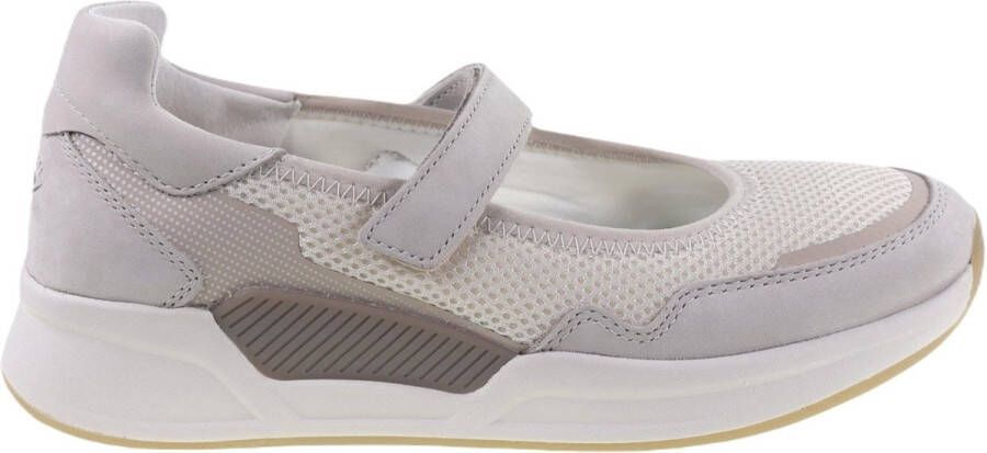 Gabor rollingsoft sensitive 26.952.33 dames rollende wandelsneaker beige