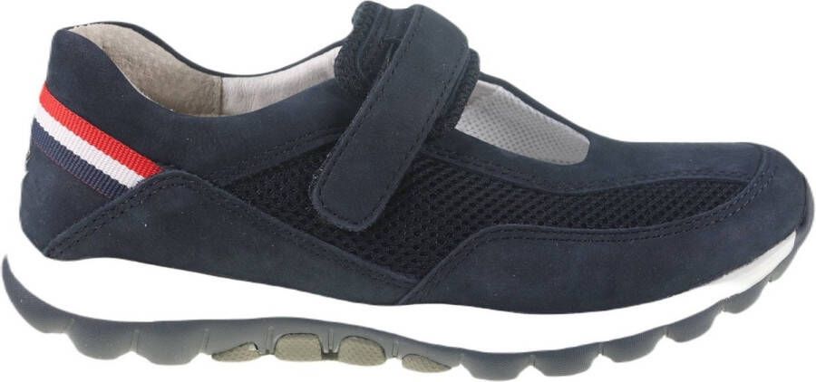 Gabor rollingsoft sensitive 26.962.46 dames rollende wandelsneaker blauw