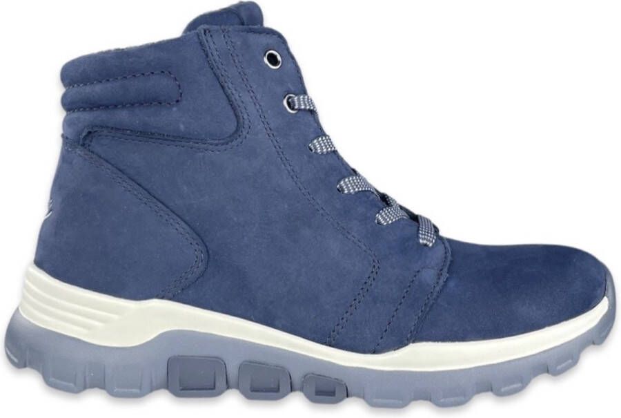 Gabor rollingsoft sensitive 36.824.46 dames rollende wandelsneaker blauw