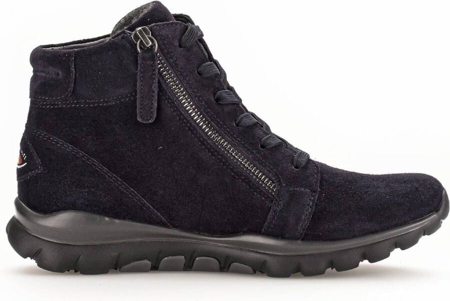 Gabor rollingsoft sensitive 36.868.36 dames rollende wandelsneaker blauw