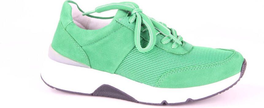 Gabor rollingsoft sensitive 46.897.34 dames rollende wandelsneaker groen