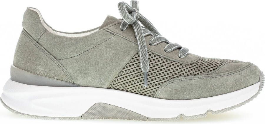 Gabor rollingsoft sensitive 46.897.41 dames rollende wandelsneaker groen