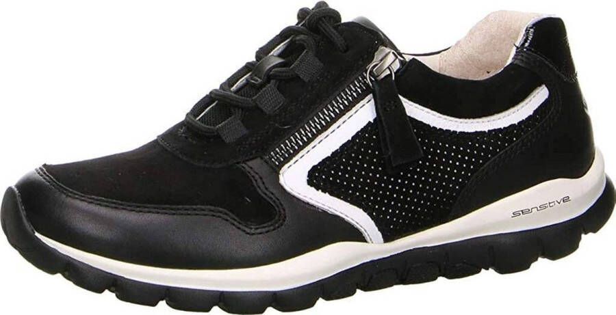 Gabor rollingsoft sensitive 56.964.47 dames wandelsneaker zwart