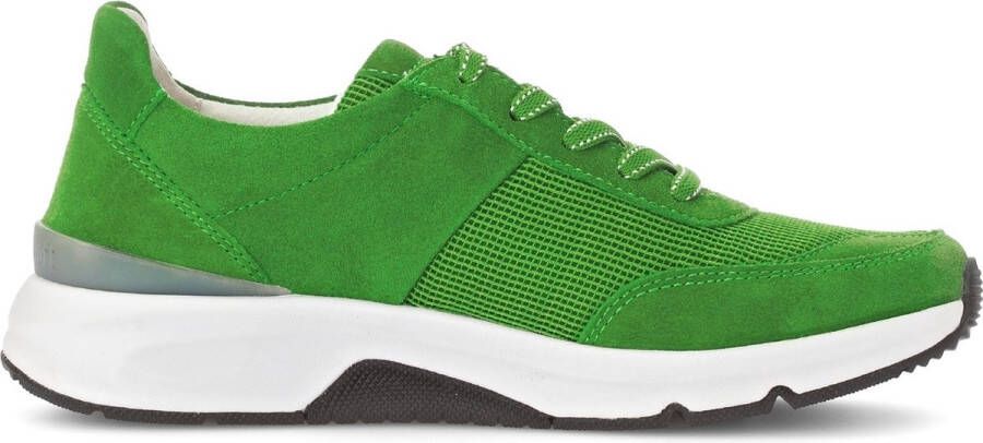 Gabor rollingsoft sensitive 66.897.34 dames rollende wandelsneaker groen