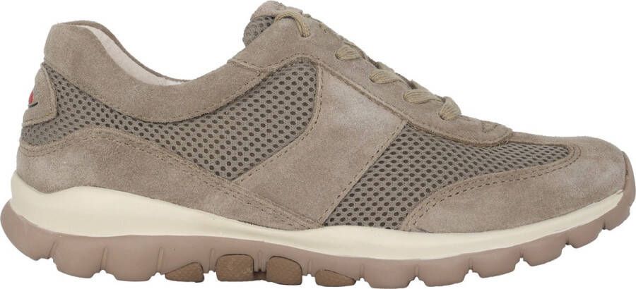 Gabor rollingsoft sensitive 66.966.34 dames rollende wandelsneaker groen