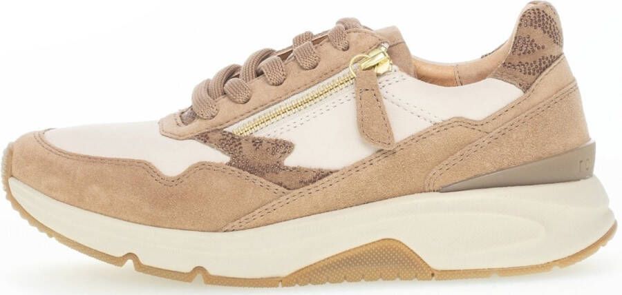 Gabor rollingsoft sensitive 76.898.51 dames wandelsneaker beige