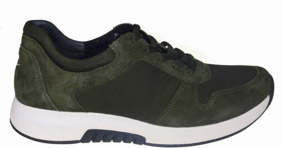 Gabor rollingsoft sensitive 76.946.35 dames rollende wandelsneaker groen