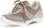 Gabor rollingsoft sensitive 86.966.33 dames rollende wandelsneaker beige - Thumbnail 1