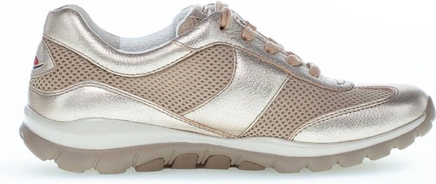 Gabor rollingsoft sensitive 86.966.89 dames rollende wandelsneaker Bronze