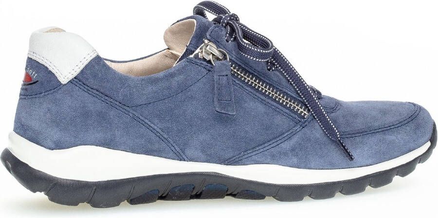 Gabor rollingsoft sensitive 86.968 dames wandelsneaker blauw