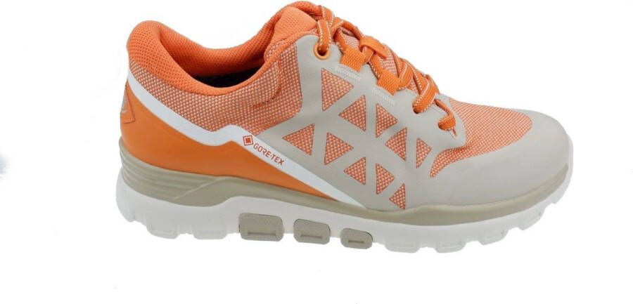 Gabor rollingsoft sensitive 86.989.24 dames rollende wandelsneaker oranje waterdicht