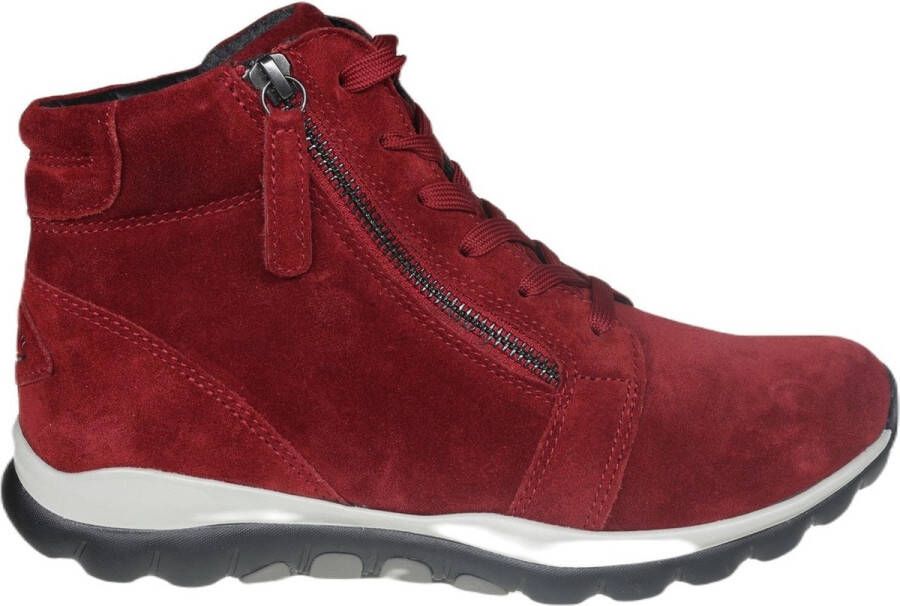 Gabor rollingsoft sensitive 96.868.38 dames rollende wandelsneaker rood