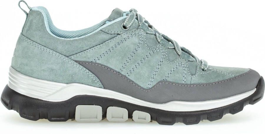 Gabor rollingsoft sensitive 96.925.42 dames rollende wandelsneaker blauw