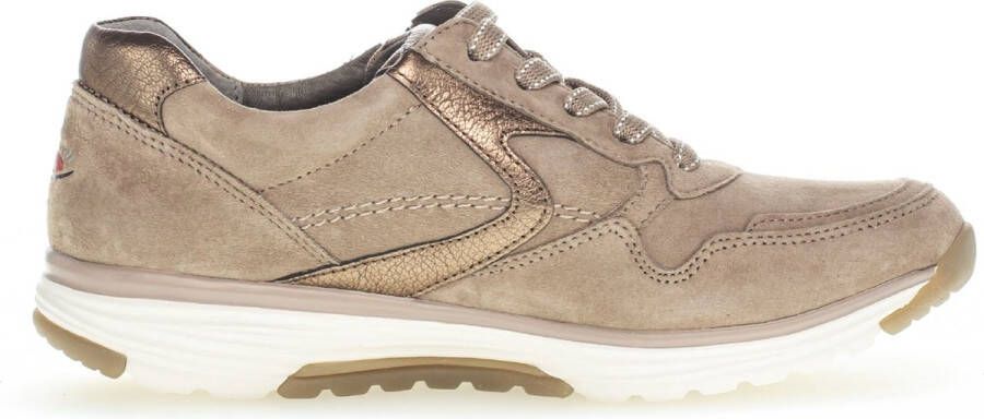 Gabor rollingsoft sensitive 96.978.44 dames rollende wandelsneaker beige