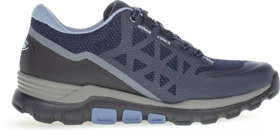 Gabor rollingsoft sensitive 96.989.46 dames rollende wandelsneaker blauw waterdicht