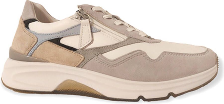 Gabor Comfortabele Rollingsoft Sneaker voor dames Gray Dames