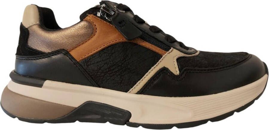 Gabor Rollingsoft Sneaker 56.847.65 Zwart Combi