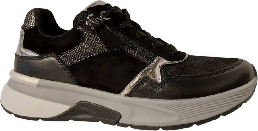 Gabor Rollingsoft Sneaker 56.847.67 Zwart Combi