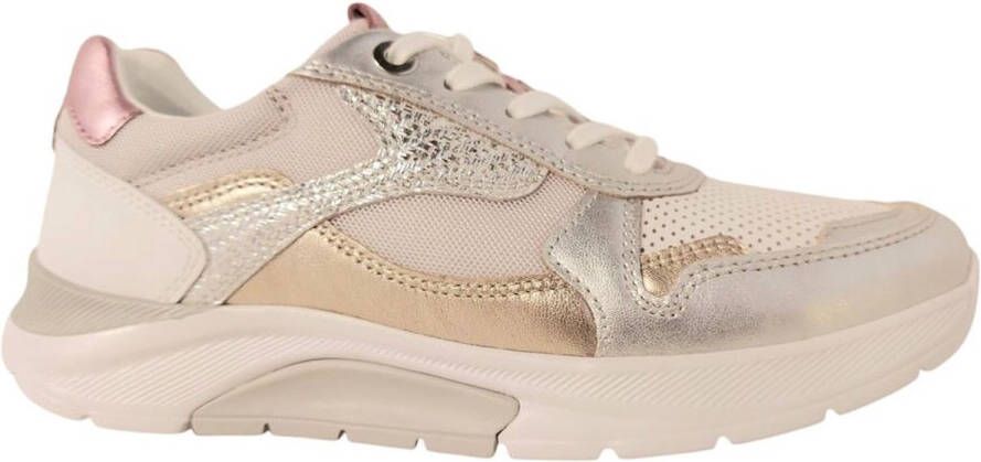 Gabor Rollingsoft Sneaker 66.925.53 Zilver Roze Wit