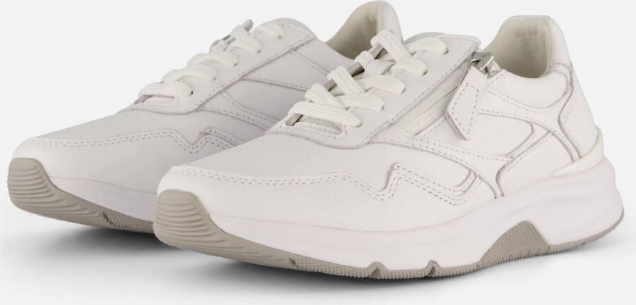 Gabor Rollingsoft Sneakers wit Leer Dames