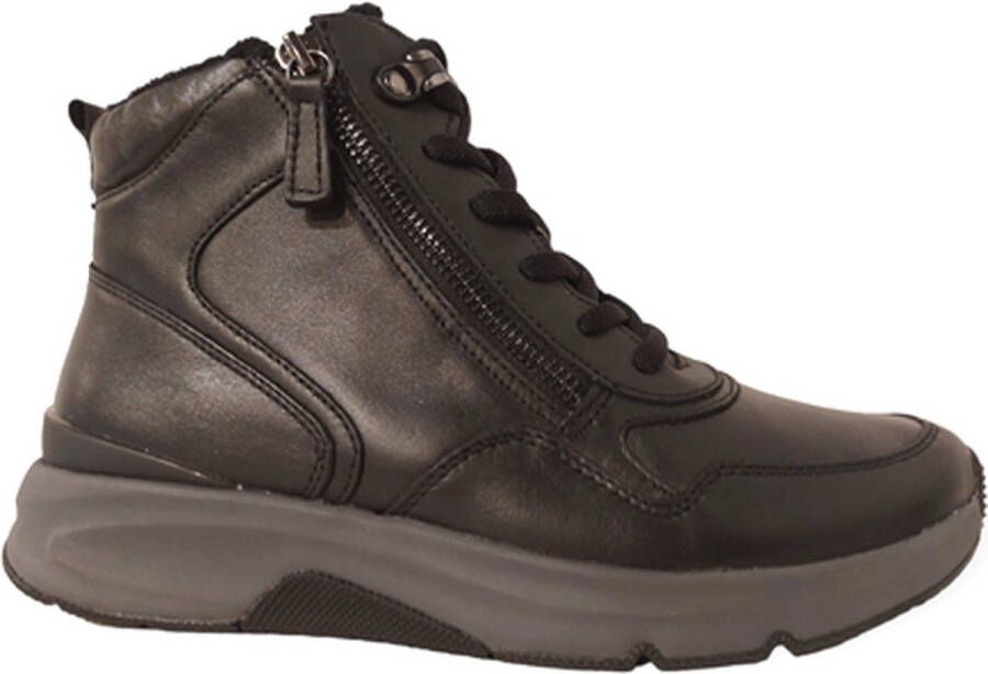 Gabor Rollingsoft Veterboot 36.888.57 Zwart Zacht Gevoerd