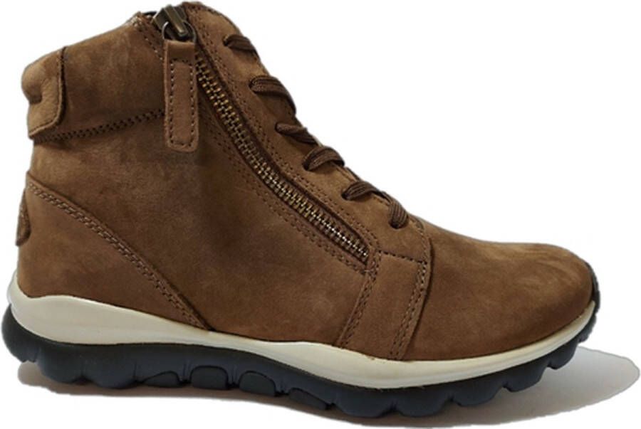 Gabor Rollingsoft Veterboot 96.868.41 Nubuck Bruin Whisky 5½ 38½