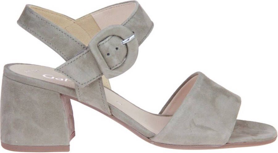 Gabor Beige Leren Sandalen Beige Dames