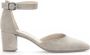 Gabor Beige Suède Pump met Enkelband Beige Dames - Thumbnail 2