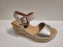 Gabor Metallic Hak Sandalen Yellow Dames - Thumbnail 1