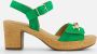 Gabor Sandalen groen Suede Dames - Thumbnail 1