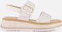 Gabor Witte Leren Sandalen White Dames - Thumbnail 2