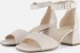 Gabor LizardCheope Sandalen met Hak White Dames - Thumbnail 1